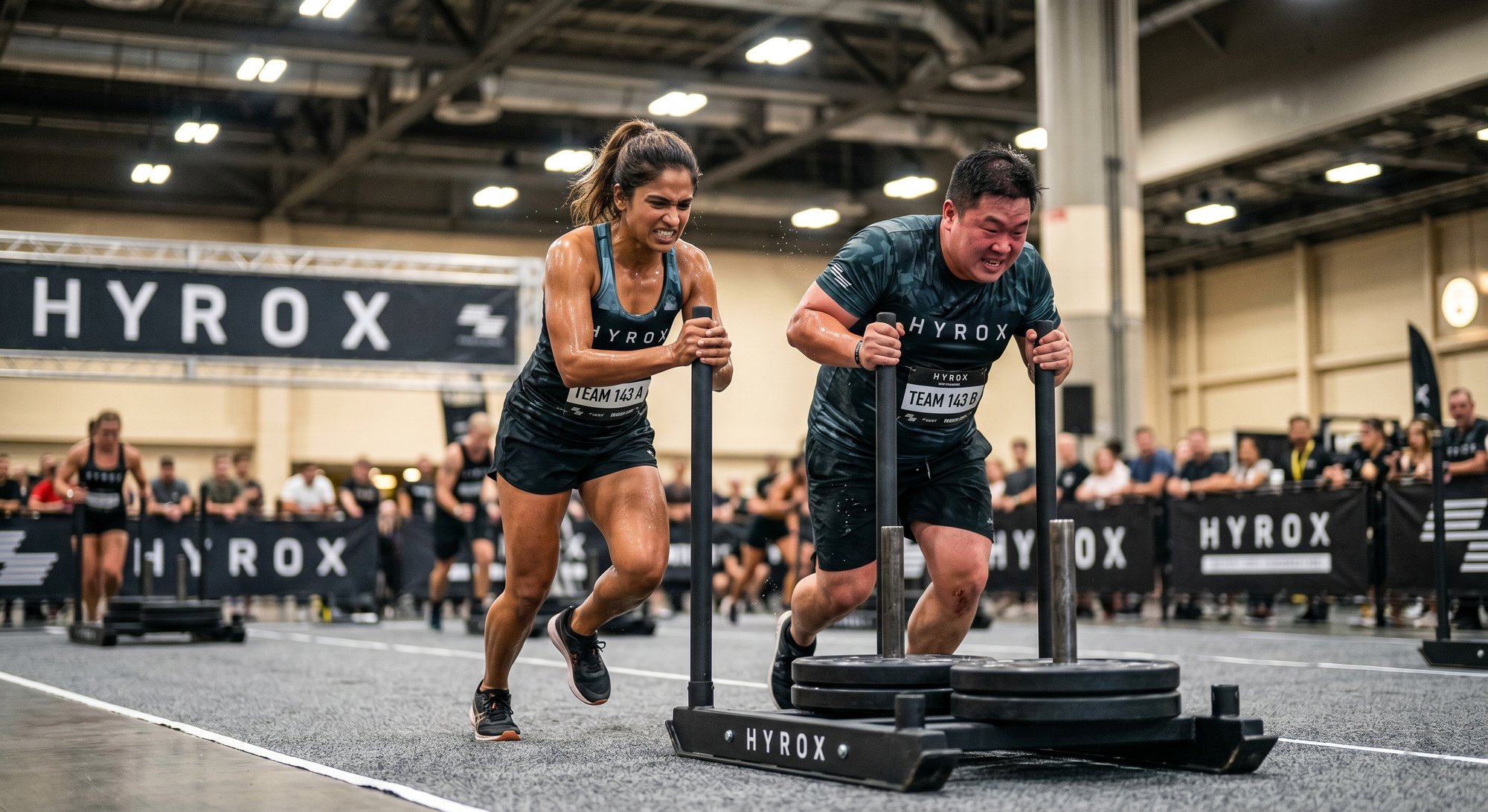 Functional fitness race effort